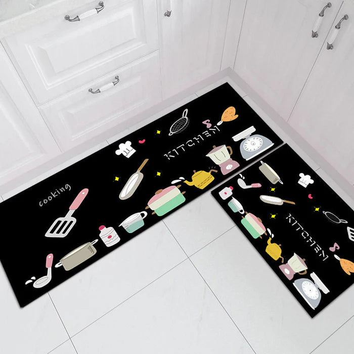 Medium Size Anti Slip Water Absorbent Runner With Mat (FREE DELIVERY😍)