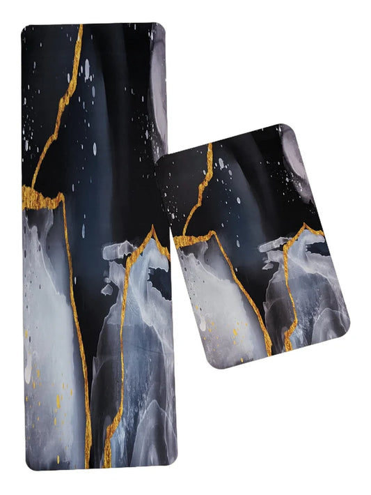 Medium Size Anti Slip Water Absorbent Runner With Mat (FREE DELIVERY😍)