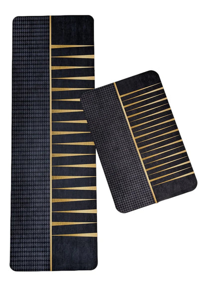 Medium Size Anti Slip Water Absorbent Runner With Mat (FREE DELIVERY😍)