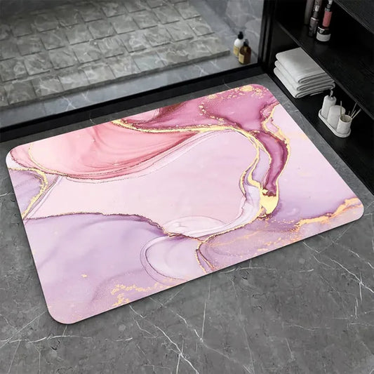 2 Pcs Medium Size Water Absorbent Anti-Slip Mat