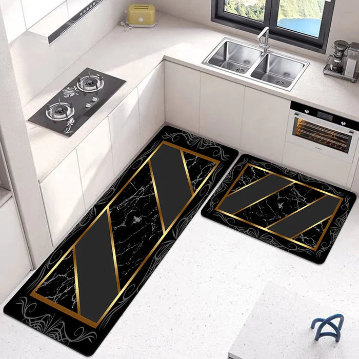 Medium Size Anti Slip Water Absorbent Runner With Mat (FREE DELIVERY😍