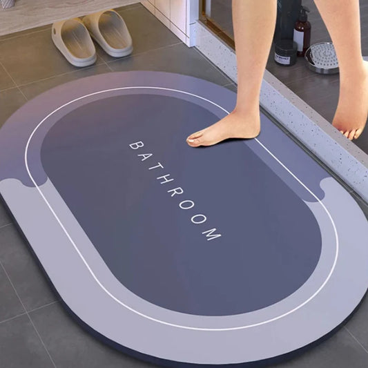 2 Pcs Medium Size Water Absorbent Anti-Slip Mat