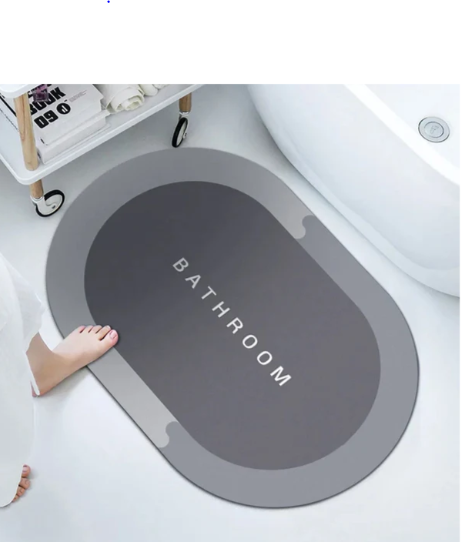 2 Pcs Medium Size Water Absorbent Anti-Slip Mat
