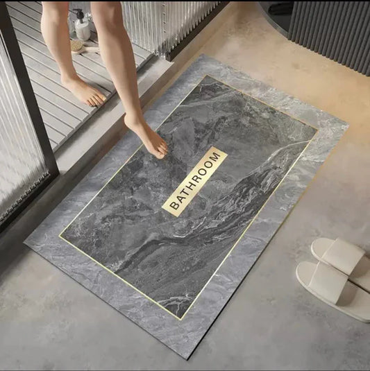 2 Pcs Medium Size Water Absorbent Anti-Slip Mat
