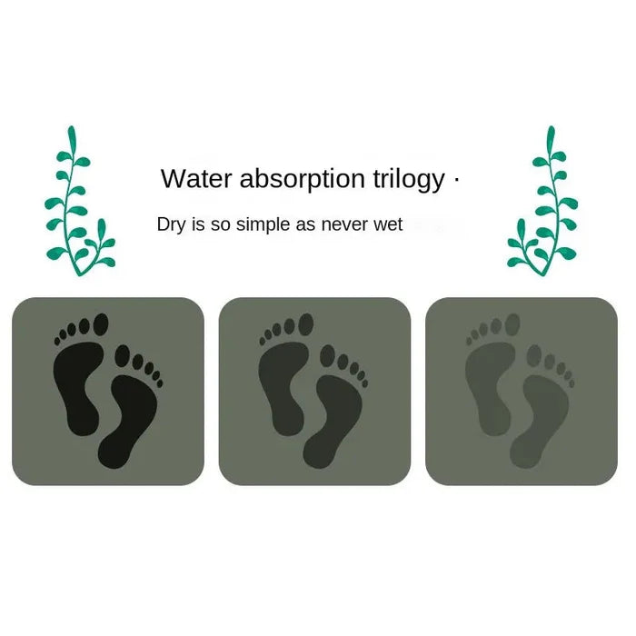 Medium Size Anti Slip Water Absorbent Runner With Mat (FREE DELIVERY😍