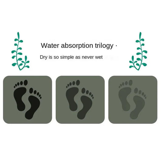 Medium Size Anti Slip Water Absorbent Runner With Mat (FREE DELIVERY😍)