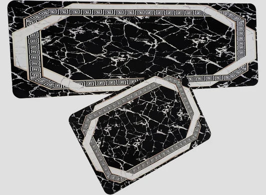 Medium Size Anti Slip Water Absorbent Runner With Mat (FREE DELIVERY😍)