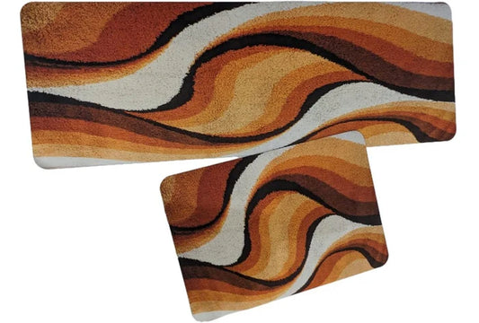 Medium Size Anti Slip Water Absorbent Runner With Mat (FREE DELIVERY😍)