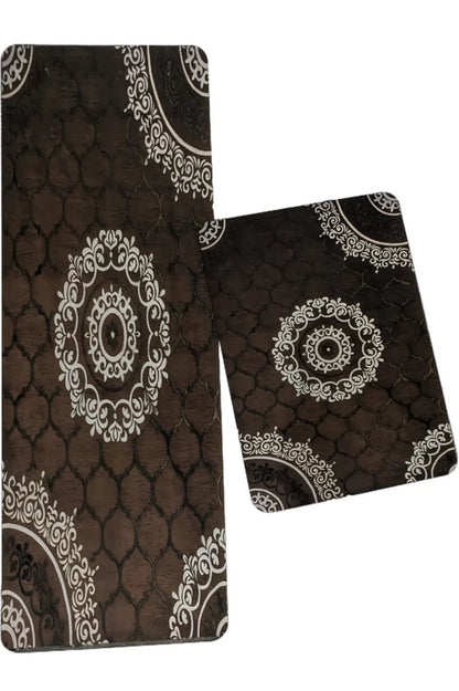 Medium Size Anti Slip Water Absorbent Runner With Mat (FREE DELIVERY😍)