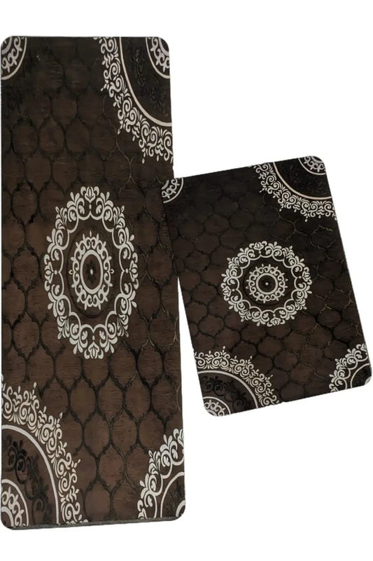 Medium Size Anti Slip Water Absorbent Runner With Mat (FREE DELIVERY😍)