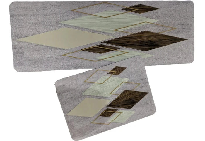Medium Size Anti Slip Water Absorbent Runner With Mat (FREE DELIVERY😍)