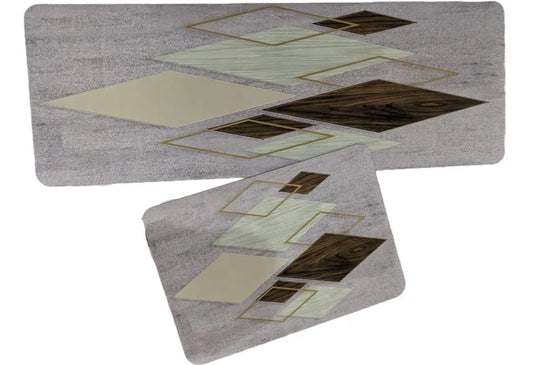 Medium Size Anti Slip Water Absorbent Runner With Mat (FREE DELIVERY😍)