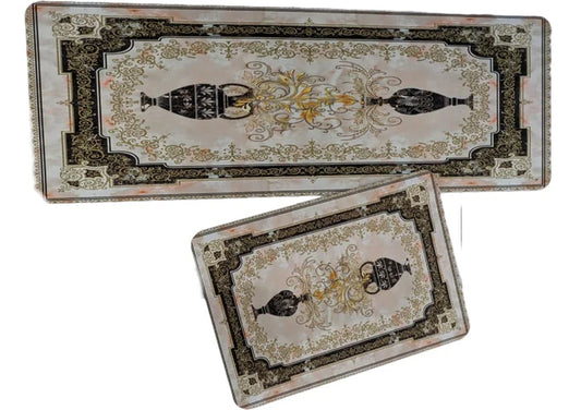 Medium Size Anti Slip Water Absorbent Runner With Mat (FREE DELIVERY😍)
