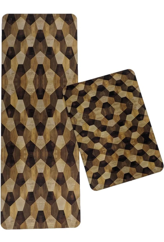 Medium Size Anti Slip Water Absorbent Runner With Mat (FREE DELIVERY😍)