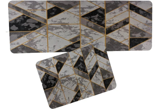 Medium Size Anti Slip Water Absorbent Runner With Mat (FREE DELIVERY😍)