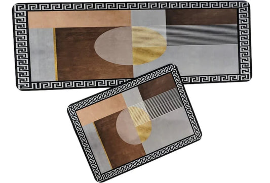 Medium Size Anti Slip Water Absorbent Runner With Mat (FREE DELIVERY😍)