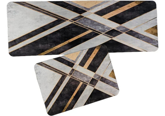 Medium Size Anti Slip Water Absorbent Runner With Mat (FREE DELIVERY😍)