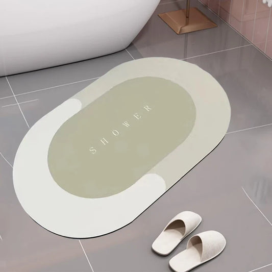 2 Pcs Medium Size Water Absorbent Anti-Slip Mat
