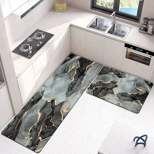 Medium Size Anti Slip Water Absorbent Runner With Mat (FREE DELIVERY😍)