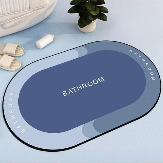 2 Pcs Medium Size Water Absorbent Anti-Slip Mat